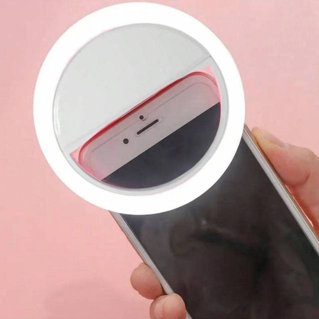 Mobiltelefon Fyllningsljus Led Live Sändning Selfie Skönhet Blixt USB-laddning Cirkulär Fyllningsljus , Kamera Lampa - Stil 9