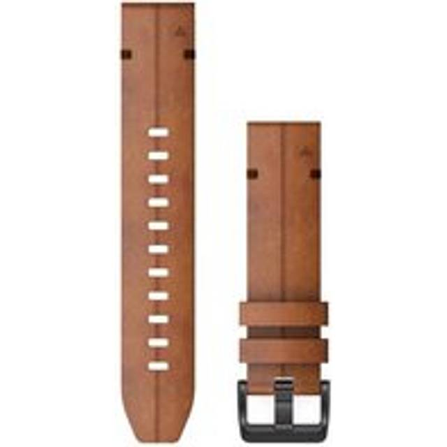 Garmin Strap QuickFit 22 Chestnut Leather