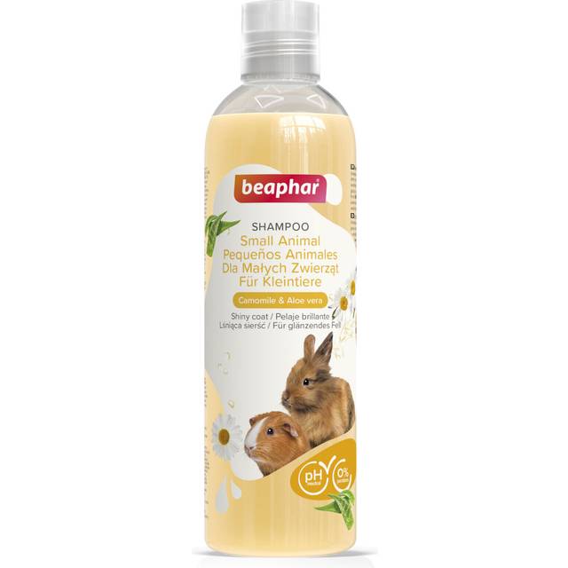 Beaphar small animal shampoo rabbit guinea pig shiny coat groom aloe vera 250ml
