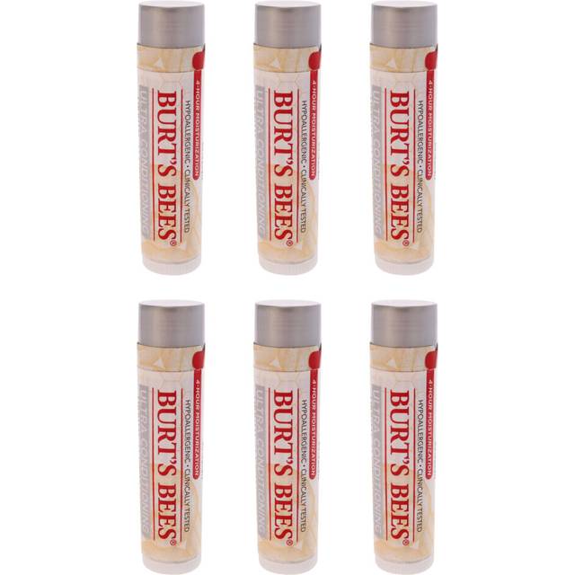 Burts Bees Ultra Conditioning Lip Balm with Kokum Butter Blister - Pack of 6 For Unisex 0.15 oz Lip Balm