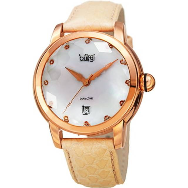 Burgi Women's Stainless Steel Watch