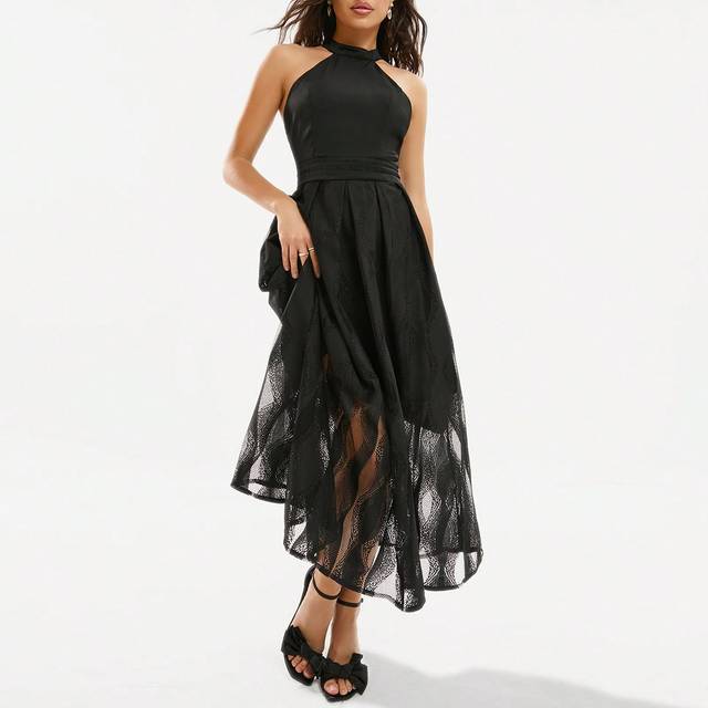 Aveloria Sleeveless Sheer Mesh Women&#39;s Dress