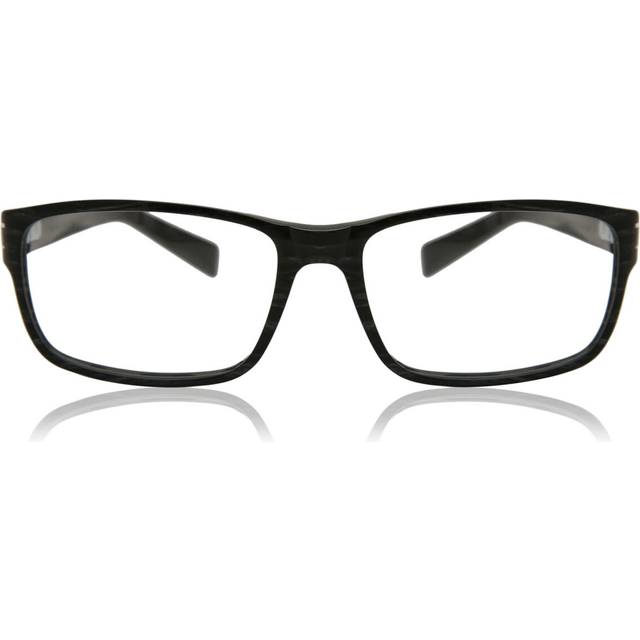 Tag Heuer TH535 003 Men's Eyeglasses Black Size 58 (Frame Only) - Blue Light Block Available - Black Horn (58)