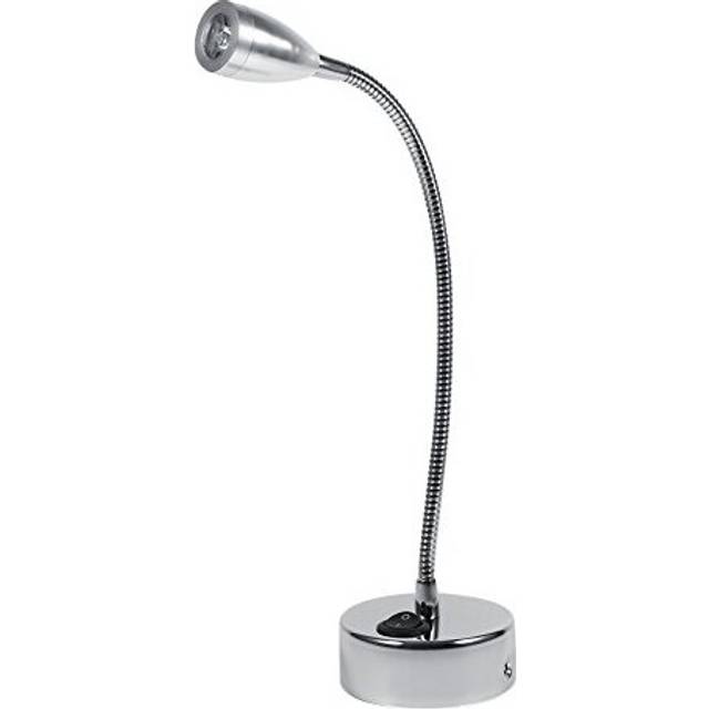 LED Wall Lamps, 3W 85-265V Flexible Adjustable Gooseneck Bedroom Bedside Conical Wall Lamp Sconce Reading Light with Knob Switch for Bedroom, Office,