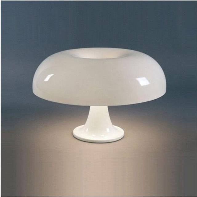 (B, EU) Mushroom Table Lamp Led Bedside Table Lamp Simple Style