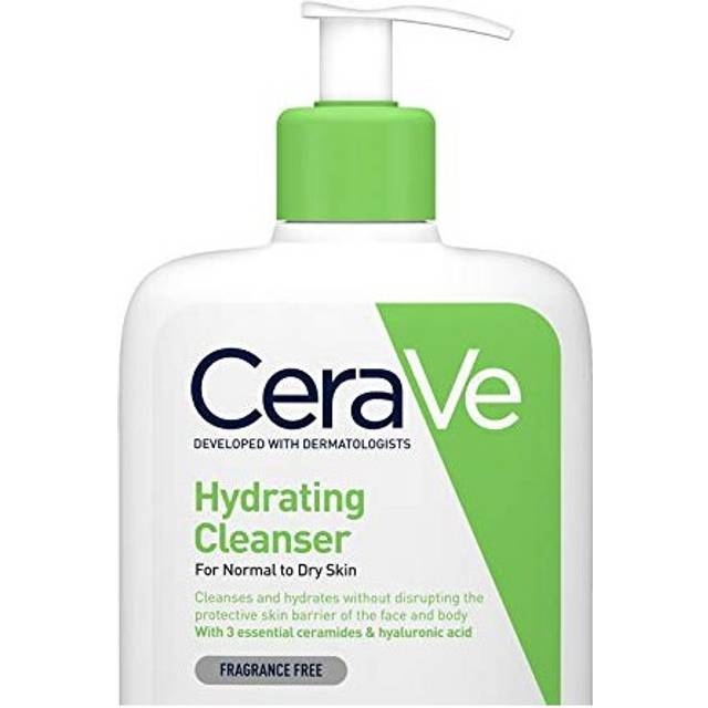 Hydrating Cleanser for Normal to Dry Skin 473ml with Hyaluronic Acid & 3 Essential Ceramides