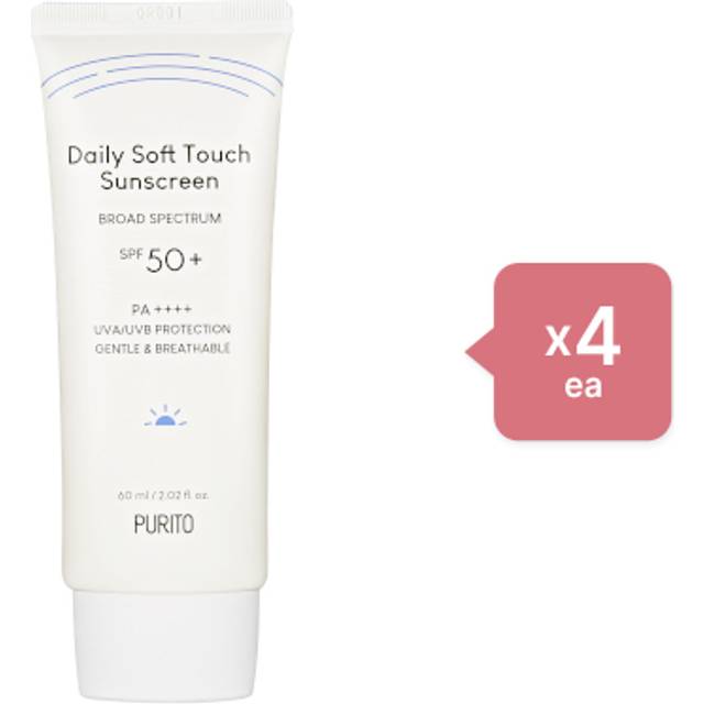 Purito SEOUL - Daily Soft Touch Sunscreen SPF50+ PA++++ - 60ml (4ea) Set