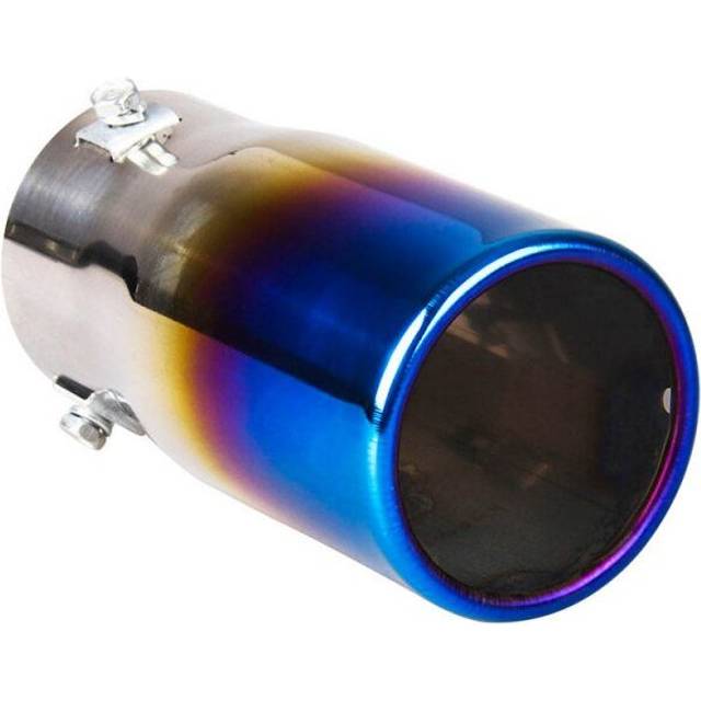 Chrome Car Stainless Steel Chrome Round Exhaust Tail Muffler Tip Pipe