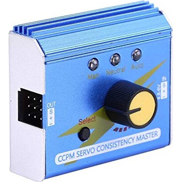 RC Motor Servo Tester, CCPM Servo Consistency Master Motor Tester ESC Checker for RC Plane Car Boat RC Model Part Accessory