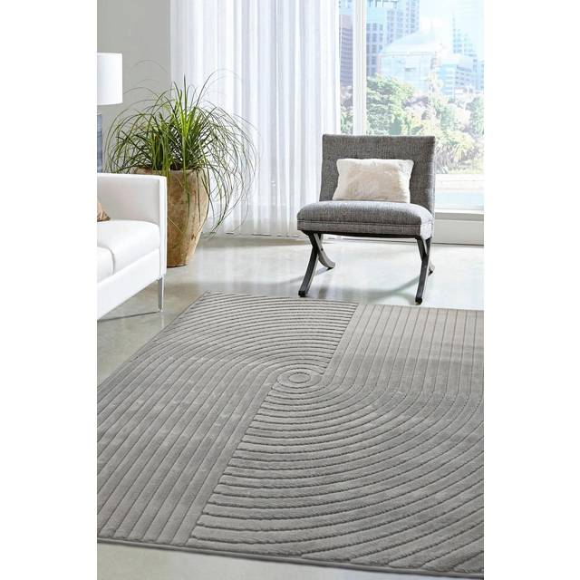 Homemaker Malmo Knot Grey 120X170Cm Rug, Grey