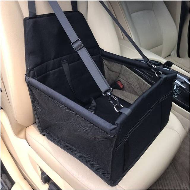 (Black, 40x30x25cM) Pet Dog Car Seat Carrier Bag