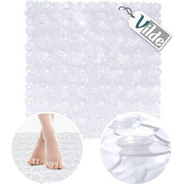 Anti-slip mat with suction cups for shower and bath safety