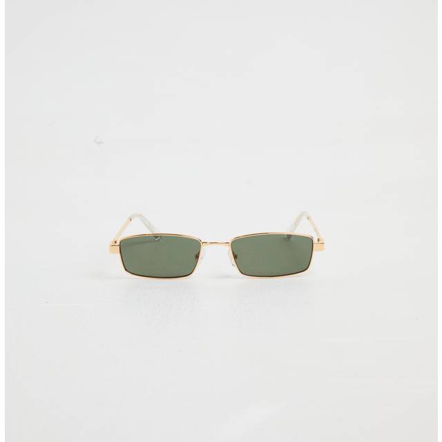 Le Specs Bizarro Bright Gold/Clear Khaki Mono Lens