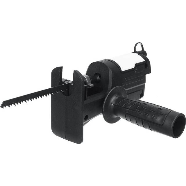 Reciprocating Saw Attachment Adapter Electric Drill Conversion Head with Oil Can Add Lubricant Jig Saw wood working Cutting Tool with Blades