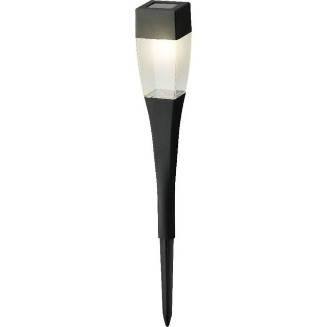 Solar Powered Garden Pathway Stake Light Square LED Warm White 27.5cm