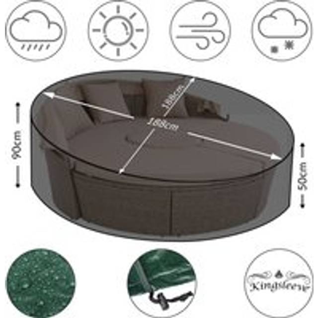 Garden Day Bed Cover PE 188x90-50cm