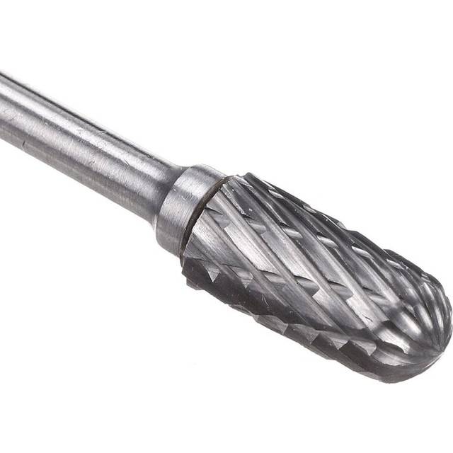 (2) 3x6mm Double Grain Tungsten Steel Grinding Head Rotary Burr Drill Bit Milling Cutter -VARS