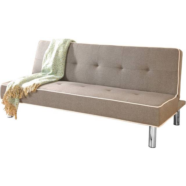 (Grey) Hyams Fabric Sofa Bed