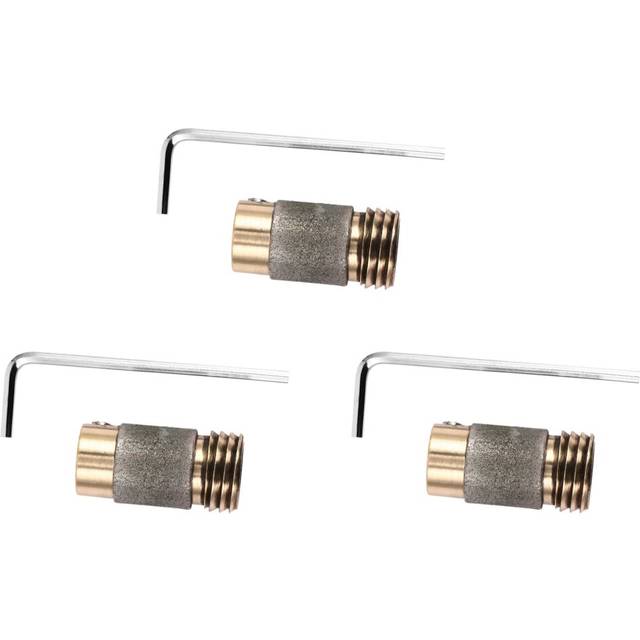 3X 5/8 Inch Diamond Grinding Head Helix Diamond Copper Bit Grinding and Polishing Glass Ceramics Helix Bit MCBL58