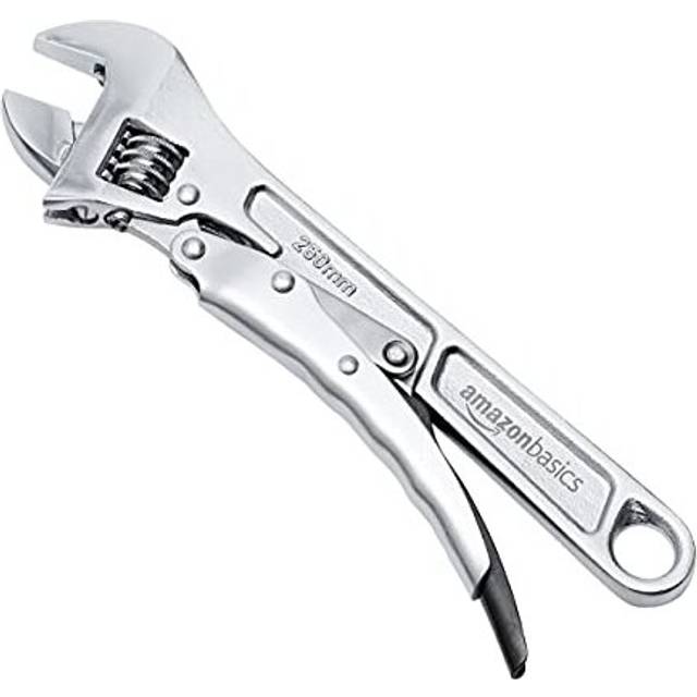10-Inch (250 mm) Locking Adjustable Wrench