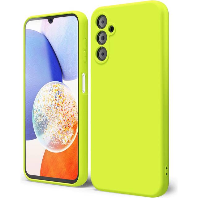 oakxco for Samsung Galaxy A14 5G Phone Case Liquid Silicone  Fluorescent Bright Solid Color  Cute Thin Slim Soft Rubber TPU Plain Smooth Gel Matte Pro