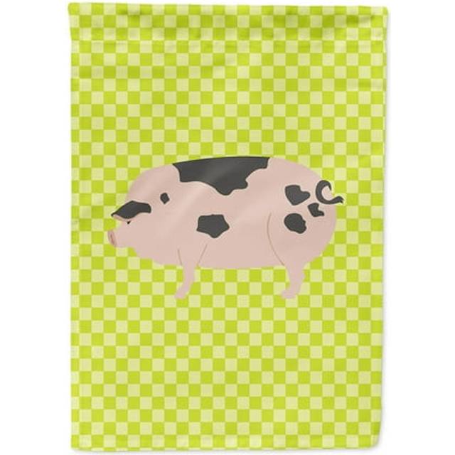 Caroline's Treasures BB7766GF Gloucester Old Spot Pig Green Garden Flag  Size  Multicolor