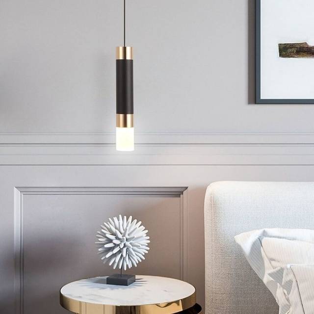 1-Light 4 cm Minimalist Design Pendant Light LED Modern Metal Painted Finishes Office Dining Room Bedroom Pendant Light 110-120V 220-240V