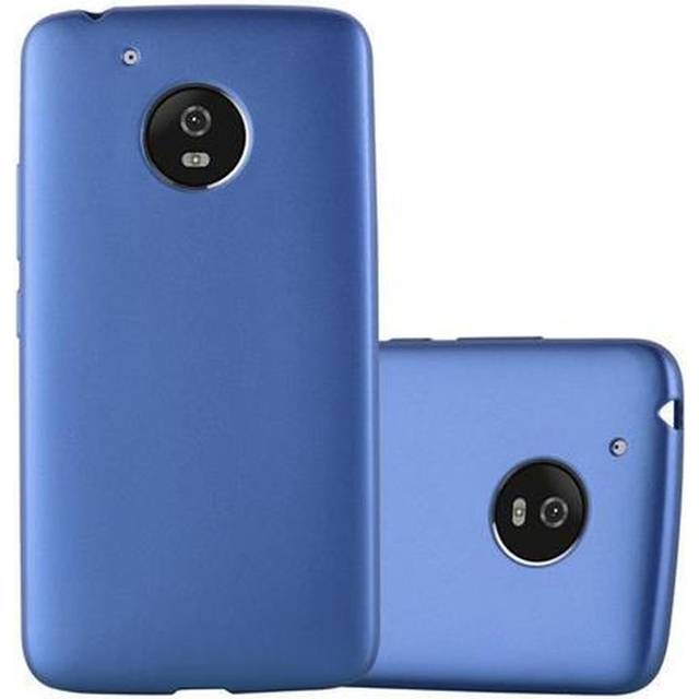 (METALLIC BLUE) Cadorabo Case for Motorola MOTO G5 case cover