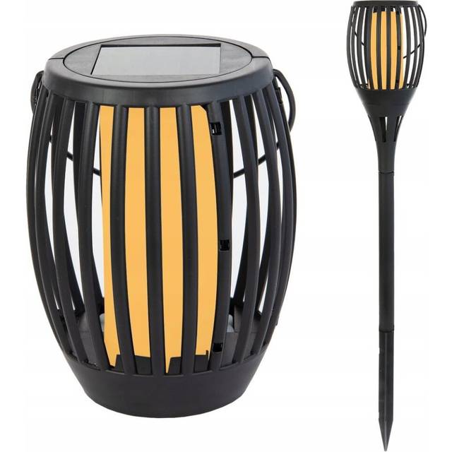 Flame Effect Solar Garden LED Light | 3 In 1 Flame Garden Light Solar Garden Torch | Decorative Outdoor Light Flickering Flame Light