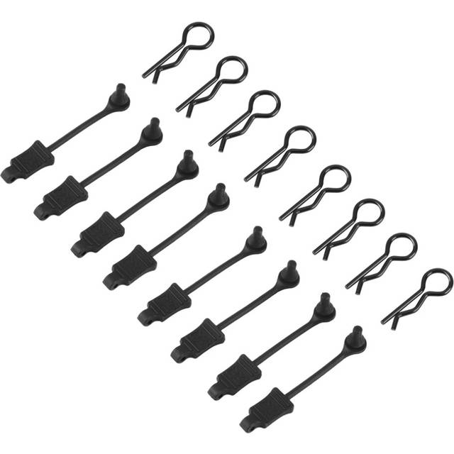 8Pcs Rubber Body Clip Retainer Shell Fixed Buckle Lock AR390178 for ARRMA 1/7 Mojave Limitless 1/8 Kraton RC Car