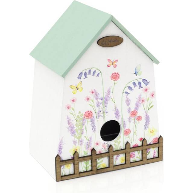 Meadow Wooden Bird Box Bird House | Bird Nesting Box Bird Hotel | Outdoor Bird Box For The Garden