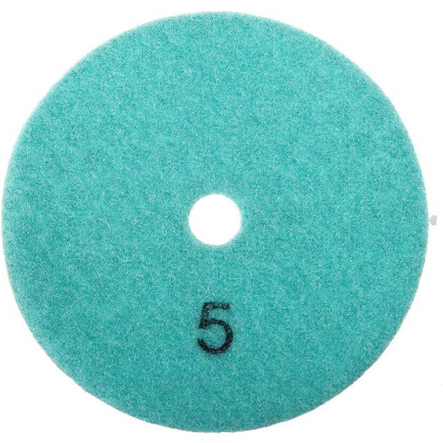 (Light Blue) 100mm Diamond Polishing Pad Dry Sanding Disc for Marble Concrete Granite Glass