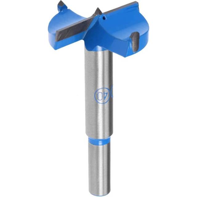 sourcingmap Forstner Drill Bits 40mm, Tungsten Carbide Wood Hole Saw Auger Opener, Woodworking Hinge Hole