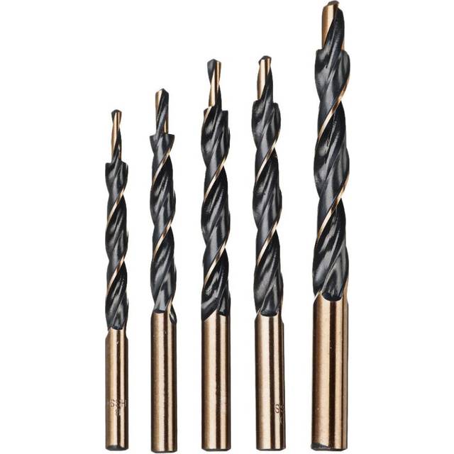 5Pcs Cobalt Drill HSS-Co Twist Step Drill Bits for Manual Pocket Hole Jig Master Metal Stainless Steel Drilling