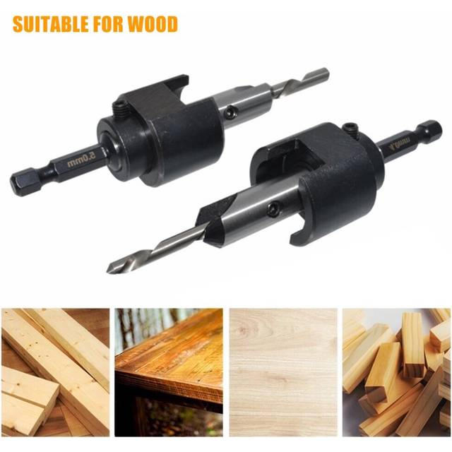 Metal Hole Cutter Core Drill Bit Set Woodworking Countersink Drill Bit Drilling Pilot Holes Counter Bore Drill Screw