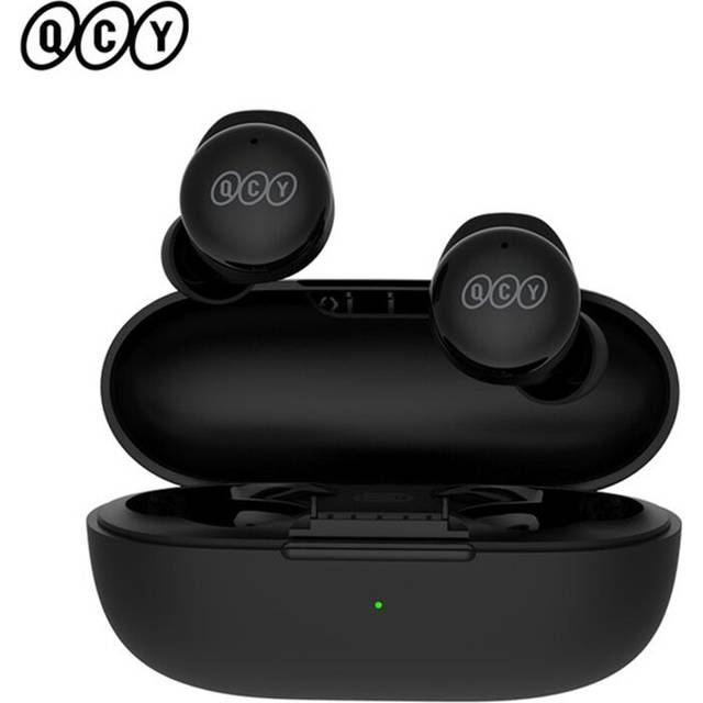 (a-QCY-T17 Black) NEW QCY Bluetooth Earbuds 5.1 Wireless TWS Earphone Touch Control Earbuds Low Latency Mode ENC Earbud Long Standby 26H  T17 Blue
