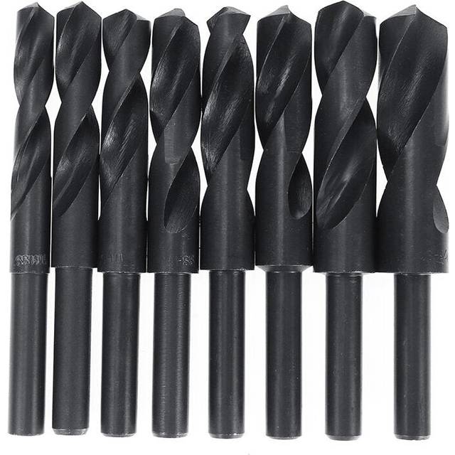 (Bagged) 8pcs 9/16 to 1 Inch HSS 4241 Twist Drill Bit Hole Cutter for Wood Plastic Aluminum