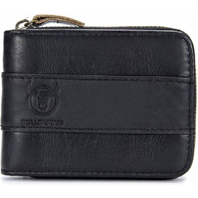 Business Mens Wallets 100% Cow Leather Short Wallet Real Leather Male Cash Purses Clutch Boy Casual Wallets