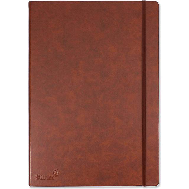 A4 Executive Soft Feel Notebook Lined Tan
