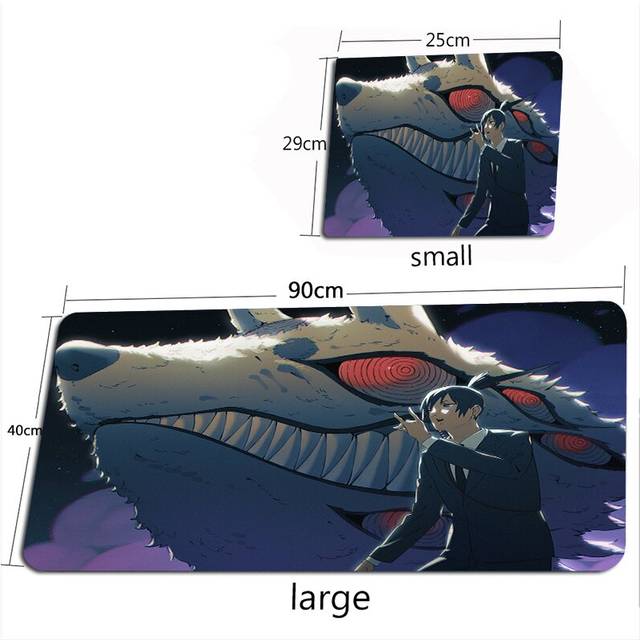 (a-Chainsaw Man 14 300X700X3MM) Chainsaw Man Mouse Pad Anime Mouse Mat Gamer Makima Gaming Accessories Mousepad Large Keyboard DeskMats 100X50CM Pochi