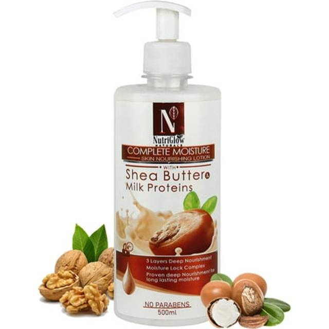 NutriGlow Naturals Complete Moisture Sustainable Skin Nourishing Body Lotion With Shea Butter - 500 ml
