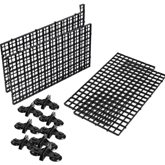 Aquarium Divider Tray Plastic Mesh Aquarium Egg Box Light Diffuser, Fish Tank Divider Filter Bottom Isolation