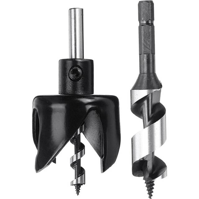 (A-Black) Hole Saw Drill Bit Round Four/Six Tooth Cemented Carbide Lock Cutter