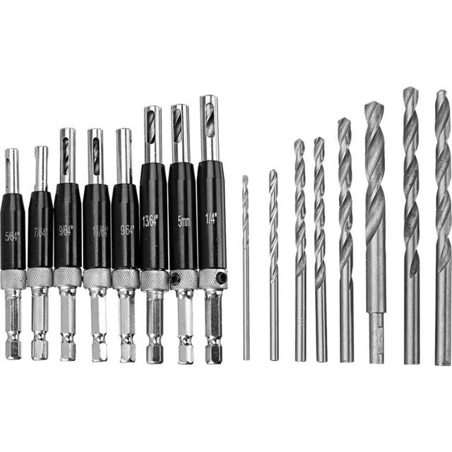 (16#) 8pcs 16pcs Self Centering Door Hinges Drill Bit Hole Puncher Reaming Tool Countersink Drill Bit