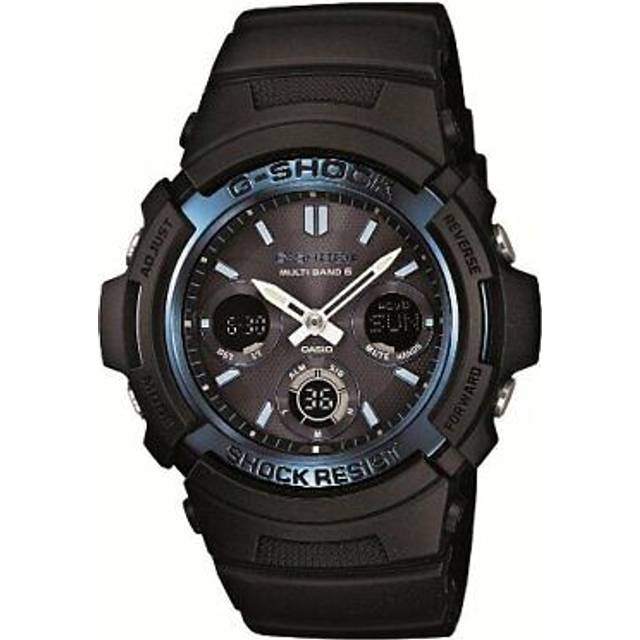 Casio g-shock awg-m100a-1ajf tough solar atomic radio analog digital men watch