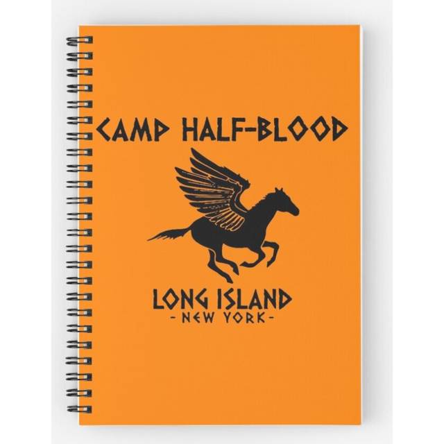 Spiral Notebook Camp Half-Blood logo A5 120 Pages