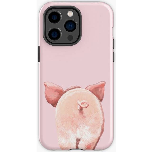 Phone Case Pig Butt in Pink for iPhone Samsung 14 13 12 11 Plus Pro Max Galaxy S23 S22 Ultra Note 20 10