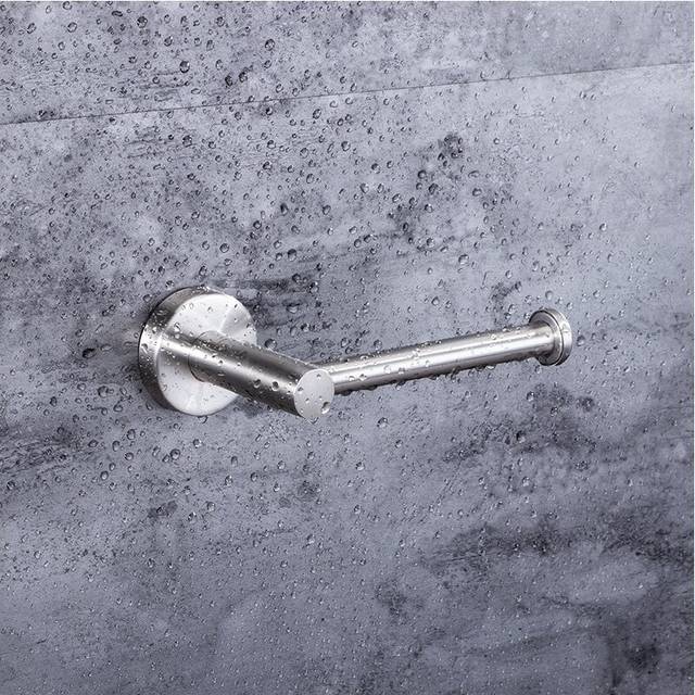 (a-Style A silver) Toilet Wall Mount Toilet Paper Holder Stainless Steel Bathroom Kitchen Roll Paper Accessory Tissue Towel Accessories Holders