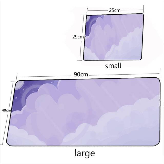 (a-18 290X250X2MMoverlock) 400X900MM Mouse Pad Anime Large XXL Cute Kawaii Rabbit Mousepad Gaming Accessoroes Laptop Gamer Waterproof Keyboard Desk Ma