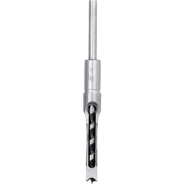 (1/2) 6.35/7.94/9.5/12.7mm Square Hole Drill Bit Mortising Chisel 1/4 to 1/2 Inch
